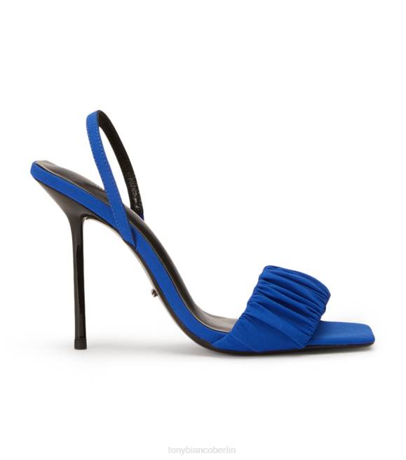 Stöckelschuhe| de Tony Bianco Frauen Nixon-Heels azurblauer Krepp 462475